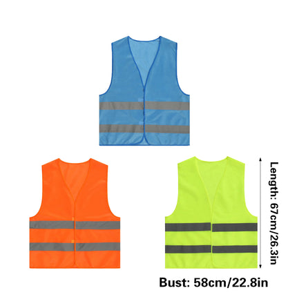 2PCS Reflective Safety Vest Lightweight High Visibility for Road Construction
