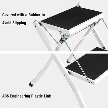 Folding Ladder Stool Multi Functional Household Climbing Step Stool For Home Use