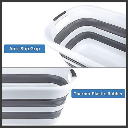 Foldable Laundry Basket Collapsible Washing Clothes Bin with Handles for Home