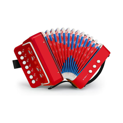 Portable 7-Key Accordion for Kids Beginners Early Music Education Home School