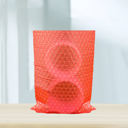 200pcs Red Bubble Bag Mailing Envelope Express Packaging Padded Bag for Shipping