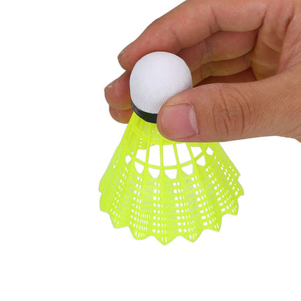 12PCS Badminton Training Set Durable Feather Shuttlecocks for Sports Practice