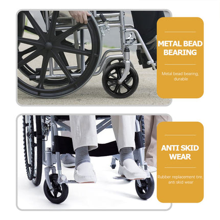 4 PCS Wheelchair Front Wheel Accessory With Bearing Wear Resistant Durable