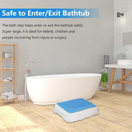 Bathroom Anti Slip Foot Stool Durable for Shower Bathtub Toilet Safety Use