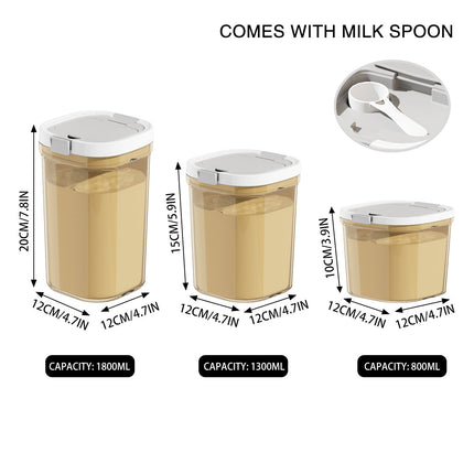 Household Milk Powder Cans Sealed Moisture-Proof Portable Baby Box