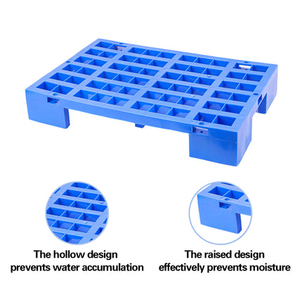 2PCS Plastic Moisture Proof Partition Hollow and Raised Design