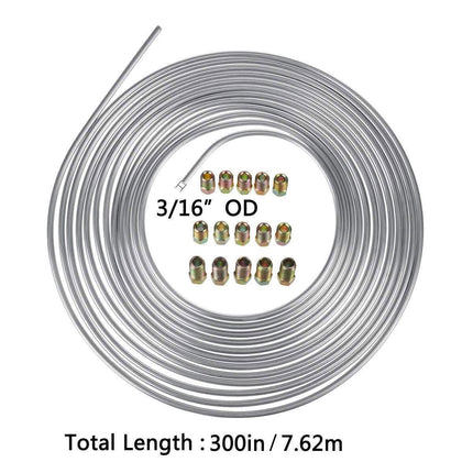 Steel Zinc Brake Line Tubing Kit for Car Truck Brake Systems Easy Installation