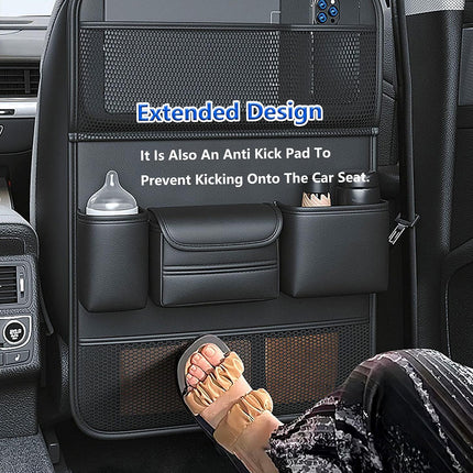 Backrest Storage Organizer Bag with Foldable Table for Vehicle Travel and Daily Use