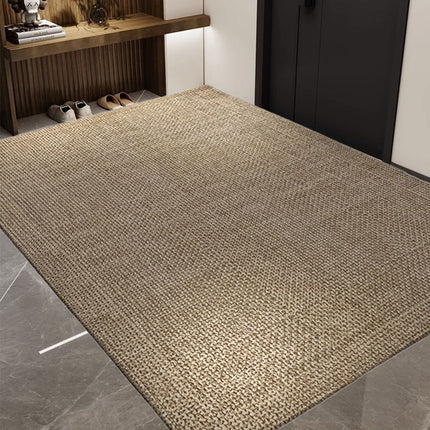 Jute Rug Handmade Area Rug Rectangle Jute Carpet Beige For Home Décor Flooring