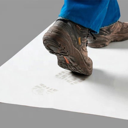 Sticky Dust Floor Mats 10 Pack 115 x 65cm White Peel Sheets