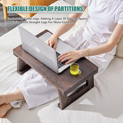 Solid Wood Tatami Foldable Low Table Japanese Style Space Saving Side Table