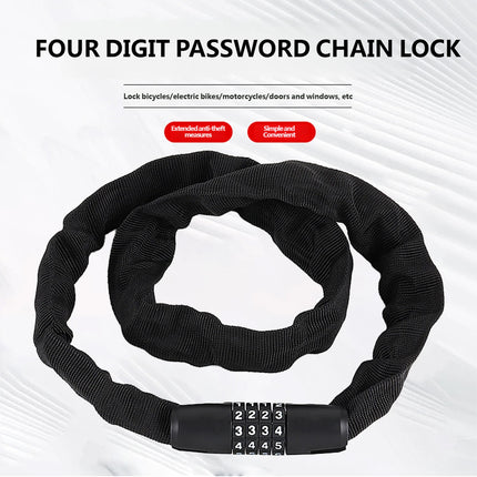 Heavy Duty Chain Lock Motorcycle Bicycle Security Anti Theft Lock For Bike