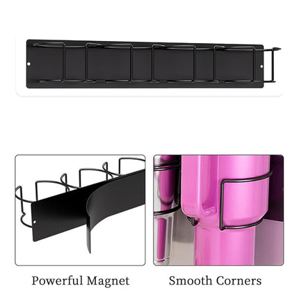 Wall-Mounted Insulated Cup Holder for Kitchen Bedroom Organizer Space Saving