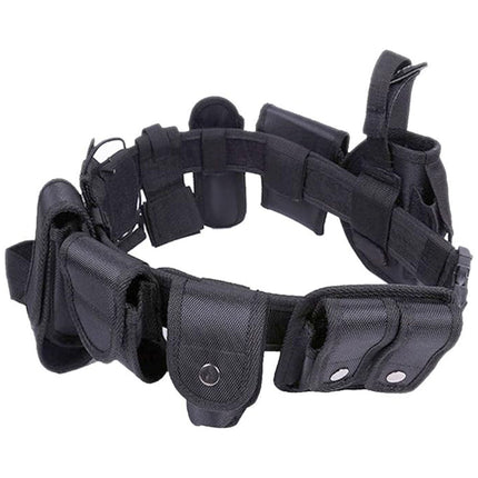 10 in 1 Multifunction Utility Waist Belt with Pouches for Outdoor and Work Use