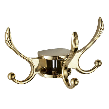 Wall Mounted Coat Hook Rotating Design Foldable Hook Space Saving For Home