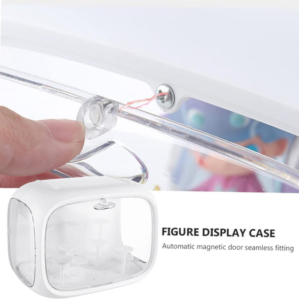 Doll Storage Box Display Rack Space Capsule For Doll Collection Organization