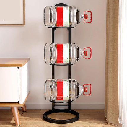 3/4Tier Basketball Stand Ball Organizer Storage Rack Basketball Equipment Holder