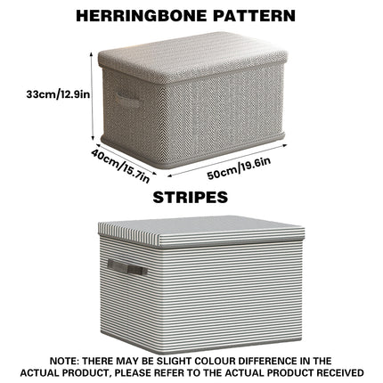 Clothes Storage Box Large Capacity Foldable for Wardrobe Closet Home Storage