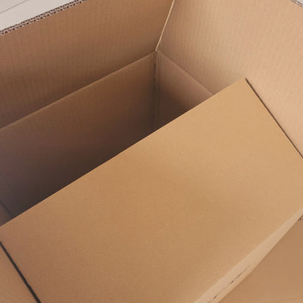 10PCS Portable Hard Cardboard Box Built In Handle Moving Shipping Storage Use