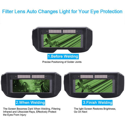 Welding Glasses Eye Protection Goggles Welder Glasses Anti Glare Safety Eyewear