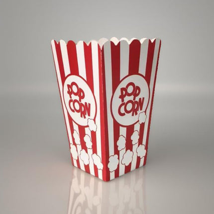 50PCS Popcorn Boxes Paperboard Greaseproof for Snack Food Serving Containers