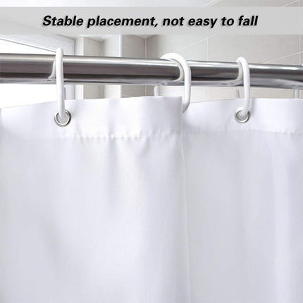 Waterproof Shower Curtain Polyester Shower Curtain Liner Bathroom White Home Use