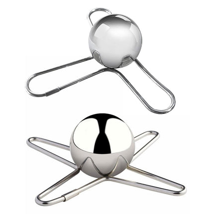 3/4 Forks Stainless Steel Ice Balls Reusable Spherical Whisky Chilling Stones