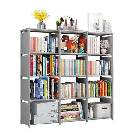 Minimalist Bookshelf Storage Cabinet for Living Room Bedroom Office Space Saving