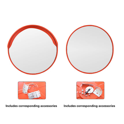 Road Traffic Safety Wide-Angle Mirror 60cm Dome Security Round Mirror Durable
