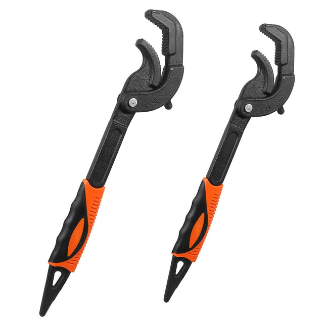 Pipe Wrench Quick Adjust Spanner Multi Functional Water Pipe Tool Heavy Duty