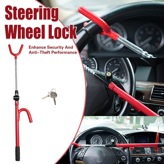 Adjustable Car Steering Wheel Lock Anti Theft Security Bar for Car Protect Use