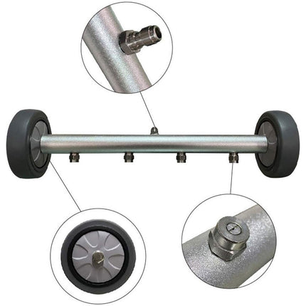 High Pressure Washer Surface Cleaner Attachment For Floor Car Chassis Cleaning