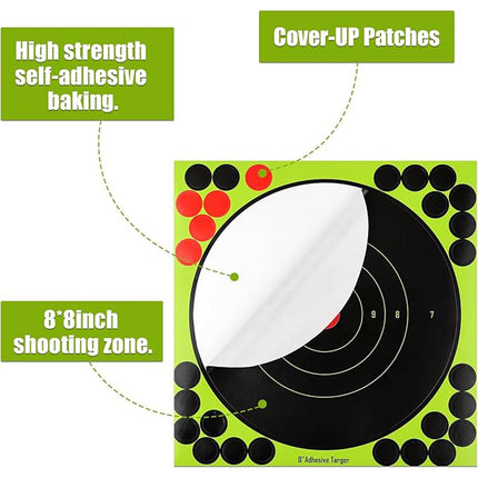 Shooting Target Sticker Set  Green Aiming Decal for Practice Training