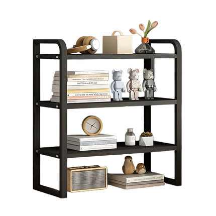 3-Tier Adjustable Desktop Storage Rack Space Saving Sturdy for Office Home Use