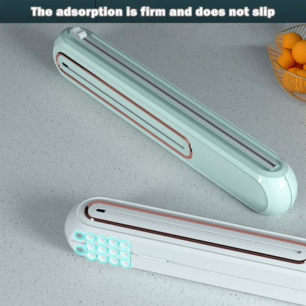 Cling Film Cutter Box Plastic Wrap Dispenser Sliding Container Fits Rolls up to 32cm