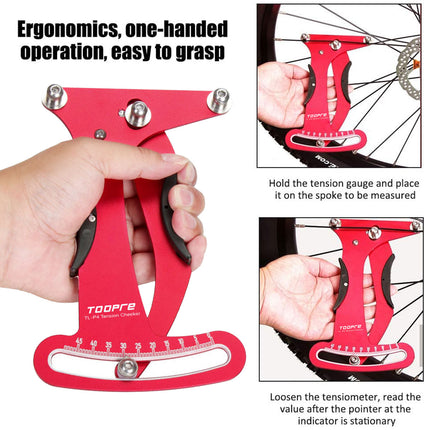 Park Tool Bike Spoke Tension Meter Gauge Wheel Spoke Pro Bike Checker Chart