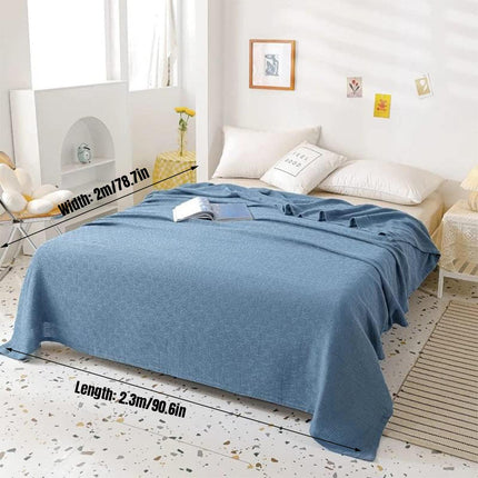 Knitted Blanket Warm Sofa Throw Soft Cozy Blanket Comfortable Home Decor Piece