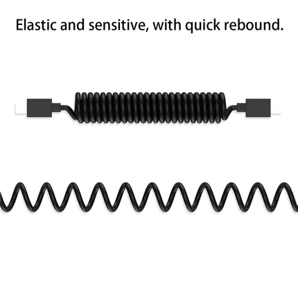 Six In One Charging Cable Spring Design Mobile Phone Fast Data Cord USB Cable