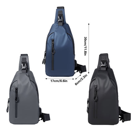Large Capacity Chest Crossbody Bag Waterproof Durable for Travel Daily Use
