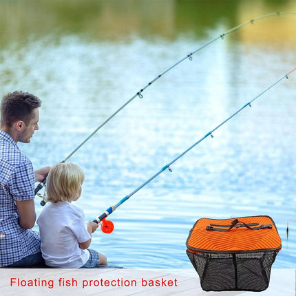 Floating Fish Protector Reel Storage Bag Portable Fish Net Bag Fish Protector