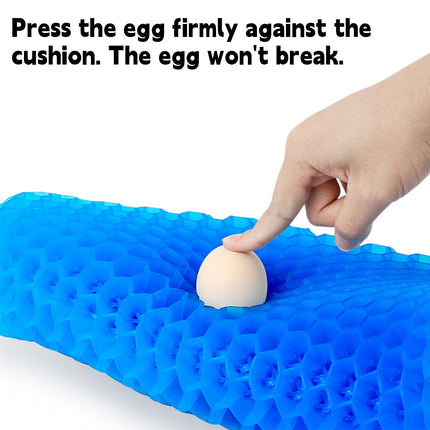 Office Seat Cushion Silicone Honeycomb Cooling Pad Breathable Pressure Relief