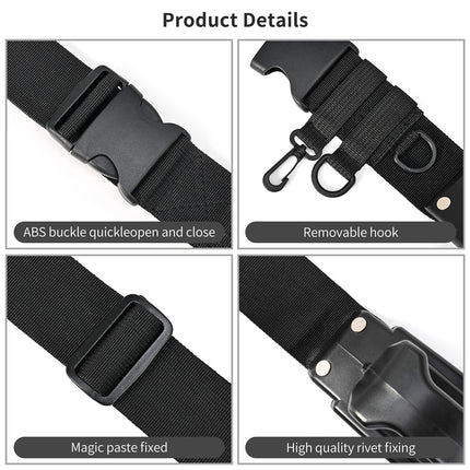 Fly Fishing Hand Rod Holder Adjustable Belt Rod Holder for Fishing Belts Wading