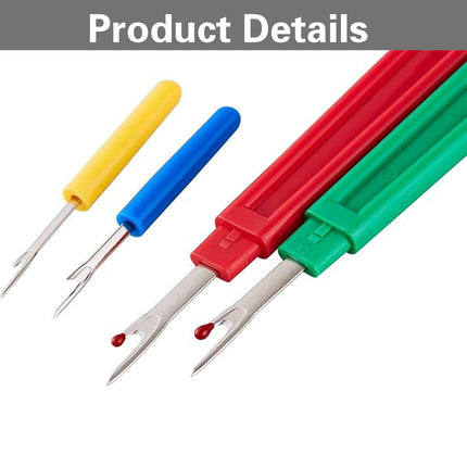 5 PCS Colorful Seam Ripper Assortment Thread Remover Kit Durable Easy to Use
