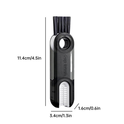 1/2pcs 3-in-1 U Shaped Bottle Thermos Cup Cleaning Brush with Rotating Heads