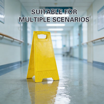 2PCS Caution Warning Signs Standing Floor Sign A Frame Stand Safety Durable