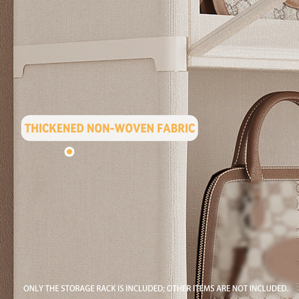 Dustproof Storage Cabinet with Clear Doors Large Capacity for Home Office Use