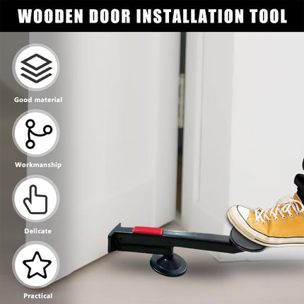 Wooden Door Installation Tool Foot Door Lifter Quick Fitting Auxiliary Stand