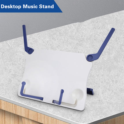 Lightweight Portable Adjustable Plastic Book Stand Music Sheet Holder 202x156mm