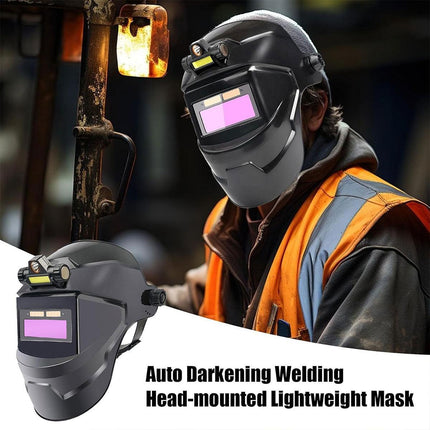 Automatic Welding Mask Light Changing Headgear Welder Protective Welding Cap