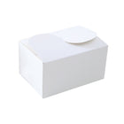 50PCS Foldable Gift Paper Boxes 15x10x8.5cm Khaki White for Party Wedding Use